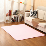 可定制任意尺寸特价珊瑚绒纯色地毯客厅卧室厨房床边浴室防滑地毯