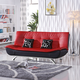 多功能沙发床双人可折叠皮沙发床1.2米1.8米两用客厅小户型皮艺