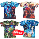 2015夏装新款英雄联盟短袖T恤 动漫男士LOL游戏半袖3D立体图案t恤