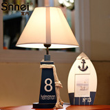 Snnei 地中海卧室书房装饰台灯 客厅家居装饰品摆件 海洋之心