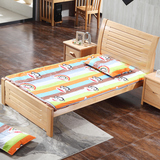 中式实木床 榉木儿童床床1.2米 套房单人床 全实木卧室家具新款