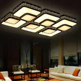 大气创意异形LED吸顶灯客厅灯现代简约长方形温馨遥控卧室书房灯