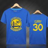 库里汤普森NBA篮球短袖T恤男球衣纯棉大码运动t-shirt体恤半袖夏