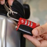 高质】tsa海关锁密码锁行李箱锁007旅行箱锁防盗锁拉杆箱锁箱包锁
