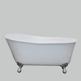 海莱正品浴缸 1.3/1.4米独立式铸铁搪瓷贵妃浴缸加深高背小型浴盆