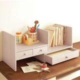 欧美式创意儿童实木书桌学生桌面书柜简易小书架组合置物架