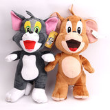 批发汤姆猫杰瑞鼠毛绒玩具公仔猫Tom和老鼠Jerry玩偶大号布娃娃