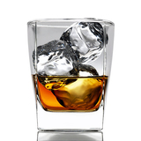 四方玻璃杯古典杯威士忌杯水杯透明烈酒杯冷饮杯饮料杯加厚耐热