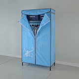 空间大师三层全钢架衣橱简易布衣柜金属碳钢衣柜学生衣柜HOM9011