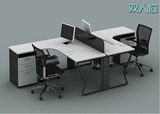 办公家具板式二人位办公桌转角办公桌钢架办公桌组合电脑桌bgz-13