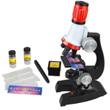 包邮儿童科学科普实验生物显微镜小学生可调1200倍高清童玩具礼物