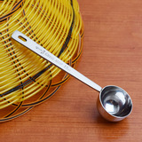 烘焙工具 304不锈钢量勺 量匙 咖啡豆勺 奶粉勺 调味勺15ml果粉勺