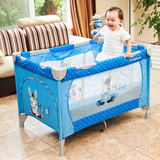 神马多功能可折叠婴儿床欧式轻便便携游戏床儿童床宝宝摇篮床