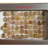 现货 天然彩钻石 50至80分 黄彩钻/粉钻/红钻/绿钻两色以上 实拍