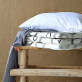 金凯乐学生宿舍单人上下铺软床垫 三折叠寝室海绵垫0.9褥子地铺垫