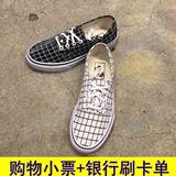 Vans女鞋正品 香港专柜代购 5月格纹印花复古休闲鞋3B9IQT 3B9IQU