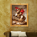 拿破仑自油自画diy数字油画人物包邮世界名画名人欧式大幅diy手绘