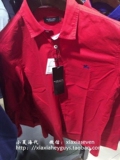 日本代购直邮 Burberry 巴宝莉 男士本命年中国红 衬衫