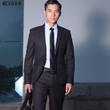 E3000男装 商务休闲西装长袖修身西服#E20801