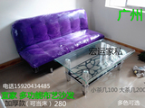 广州高档多功能布艺沙发床 双人折叠沙发1.8米长简约现代 加厚款