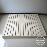 架单人1.5双人1.8米加宽榻榻米床架1.2米松木硬床板折叠实木排骨