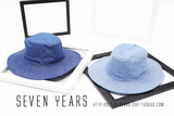 SEVEN YEARS 牛仔帽 韩国官网同款百搭简约帅气牛仔礼帽女帽 帽子