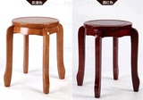 苏尚实木餐椅 韩式 欧式 中式厂家直销圆凳 转盘全实木餐椅家具