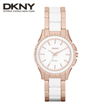 正品 唐可娜儿DKNY 手表 时尚女式系列石英女表玫瑰金 NY8821