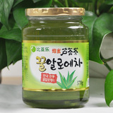 比亚乐蜂蜜芦荟茶 韩国原装进口芦荟茶570g罐 水果酱 果味茶饮料