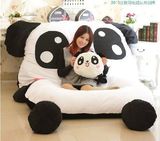 热销毛绒玩具熊猫卡通动漫趴趴熊猫床垫懒人沙发情人节礼物榻榻米