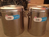 加厚不锈钢保温桶双层大容量奶茶桶饭桶汤桶开水桶商用粥桶凉茶桶