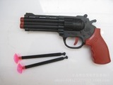 软弹枪*儿童玩具枪手枪安全可发射软吸盘塑料子弹*左轮吸盘枪BB