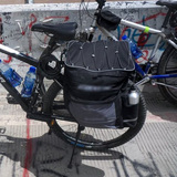 特价经典款三合一自行车山地车驮包配防雨罩后货架包尾包
