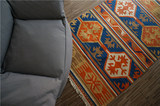 进口伊朗 纯羊毛手工地毯/波斯地毯 北欧混搭 几何图形/条纹地毯