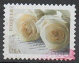 美国 信销  邮票 2011 爱 情人节 婚礼 情书 白色玫瑰