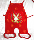 十字绣猴年宝宝红肚兜 婴儿出生纪念吉祥物 连体哈衣服特价促销