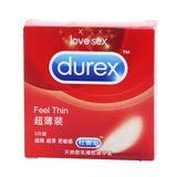 杜蕾斯避孕套超薄装3只超薄型超润滑男女用安全套情趣用品byt