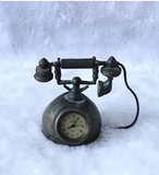 民国欧米茄电话机械小座钟表古玩杂项古董旧货老东西收藏品老古物