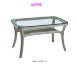 简约欧式时尚双层白色烤漆餐桌实木方桌钢化玻璃餐桌餐椅茶几
