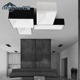 简约现代卧室亚克力灯饰客厅餐厅时尚艺术方形LED创意吸顶灯别墅