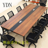 会议桌拼色方案桌厦门办公家具小型会议桌 现代洽谈桌 钢架办公桌