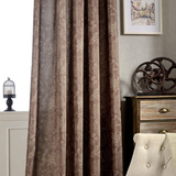 新古典 中欧式印花涤棉半遮光客厅卧室品质窗帘成品定制特价