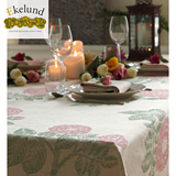 瑞典品牌Ekelund 欧美式田园温馨复古长方形厚桌布纯棉宜家提花
