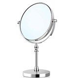 欧式化妆镜包邮8英寸台式大号公主双面镜放大镜子梳妆镜浴室美容