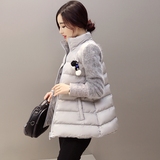 2015冬装新款女装外套棉服女款韩版棉衣女修身斗蓬型加厚短款棉衣