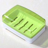 祥泰肥皂盒 优质沥水大号香皂盒 创意肥皂架塑料带盖皂盒正品特价