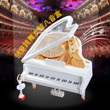 创意跳舞人钢琴跳芭蕾舞旋转钢琴音乐盒八音琴圣诞节情人礼物2012