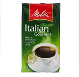 香港代购 Melitta进口香醇意大利纯黑咖啡粉/香醇无糖速溶冲饮品