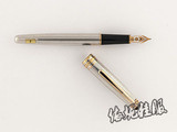 代购高端钢笔新款万宝龙FP144固体银玫瑰金限量版盒装商务送礼