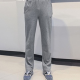 代购时尚男士Nike/耐克春夏运动裤 纯棉针织舒适宽松长裤大码系带
